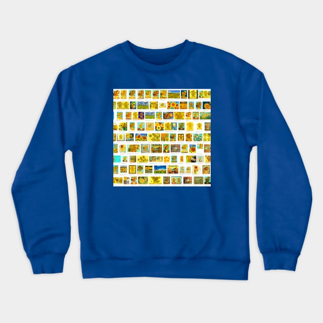 Sunflowers Van Gogh Crewneck Sweatshirt by TarallaG